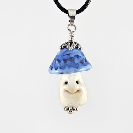 Blue Twisty Happy Cappy