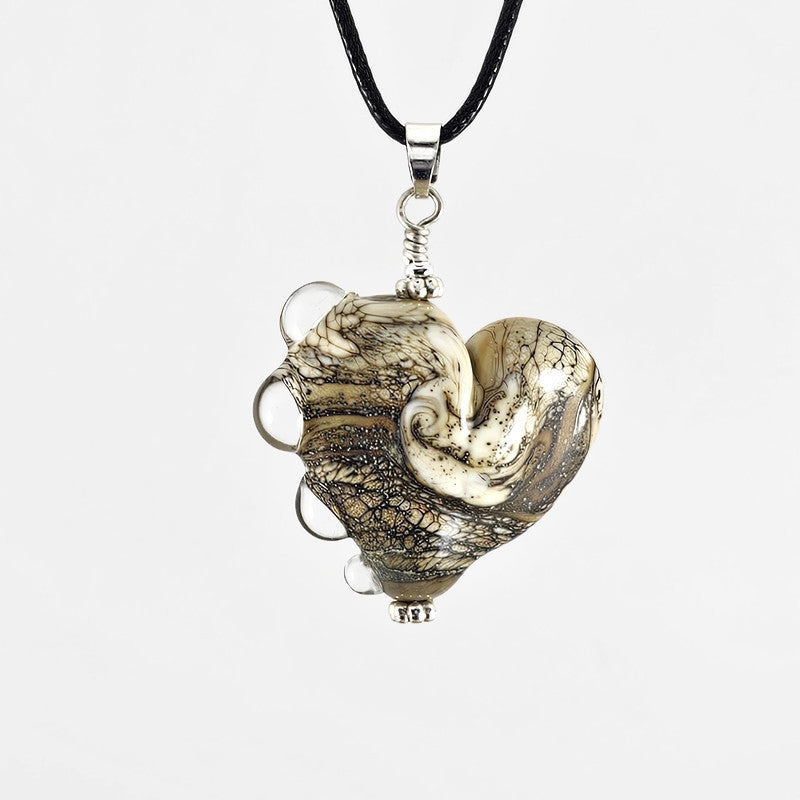 Organic and clear drops Heart