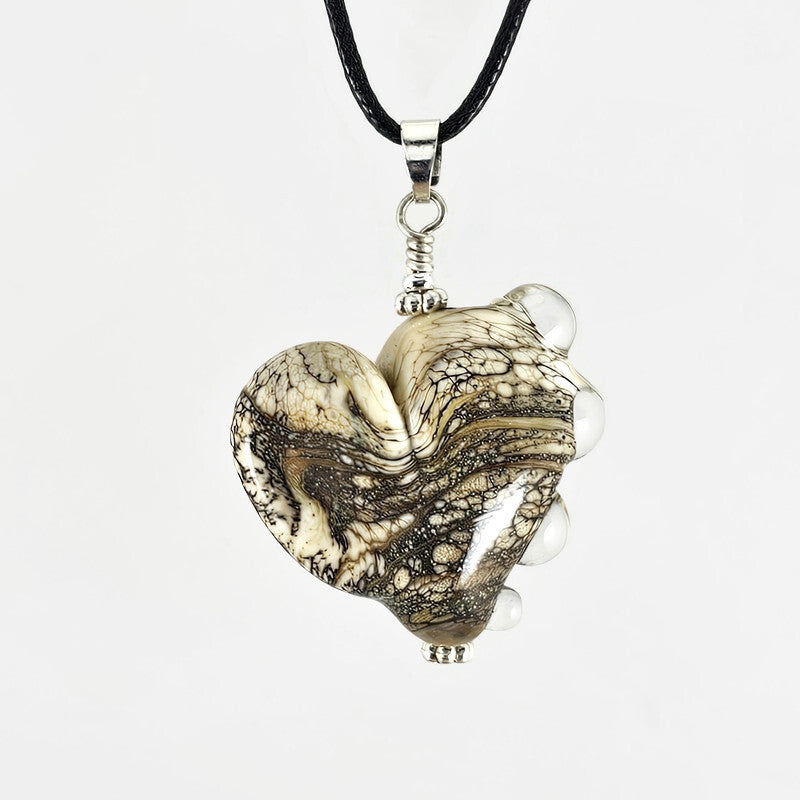 Organic and clear drops Heart