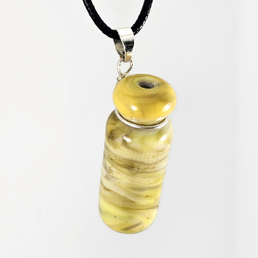 Essential oil vessel - organic yellow