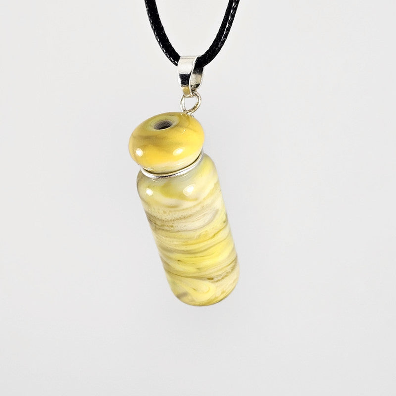 Essential oil vessel - organic yellow